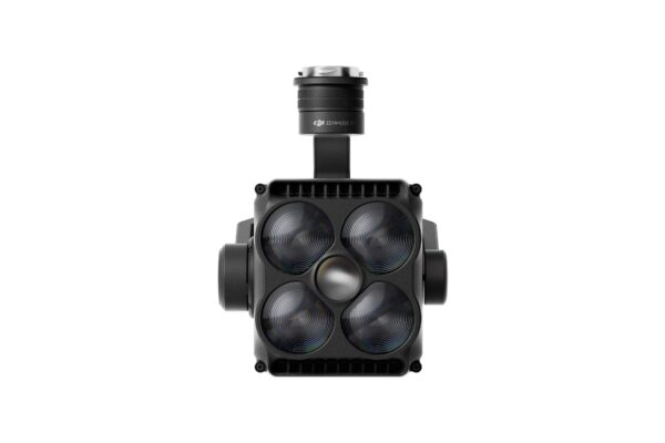 DJI Zenmuse S1 - frontaal zicht met een duidelijk beeld van elke lens en lichtonderdeel