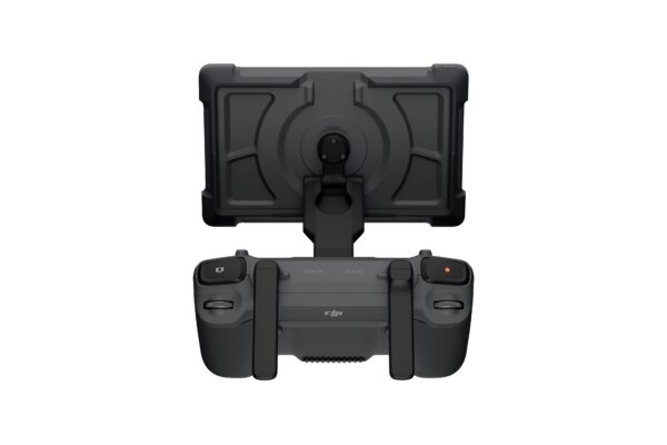 DJI RC Pro 2 - een afstandsbediening met openklapbaar scherm - achteraanzicht