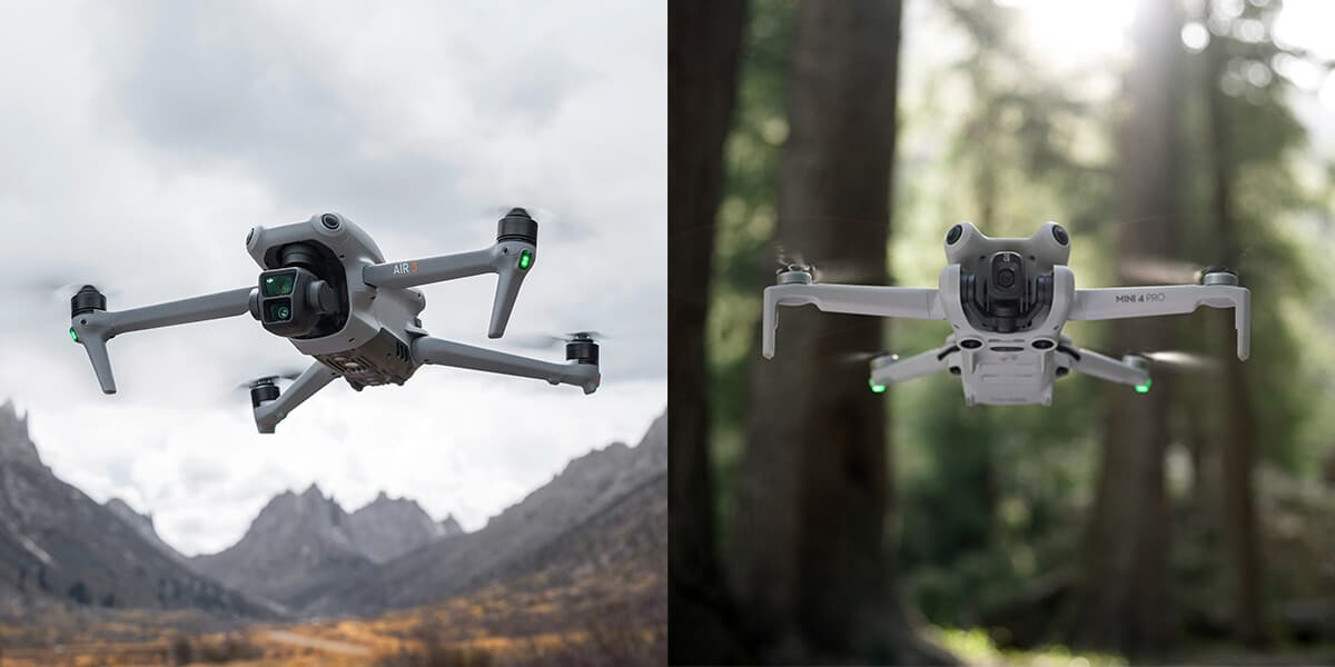 DJI Mini 4 Pro versus DJI Air 3 versus DJI Air 3s