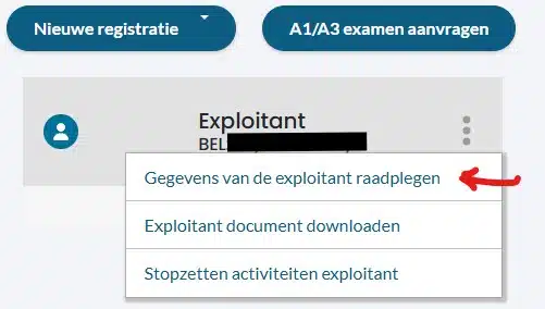 Drone Portaal België - Remote-ID vinden