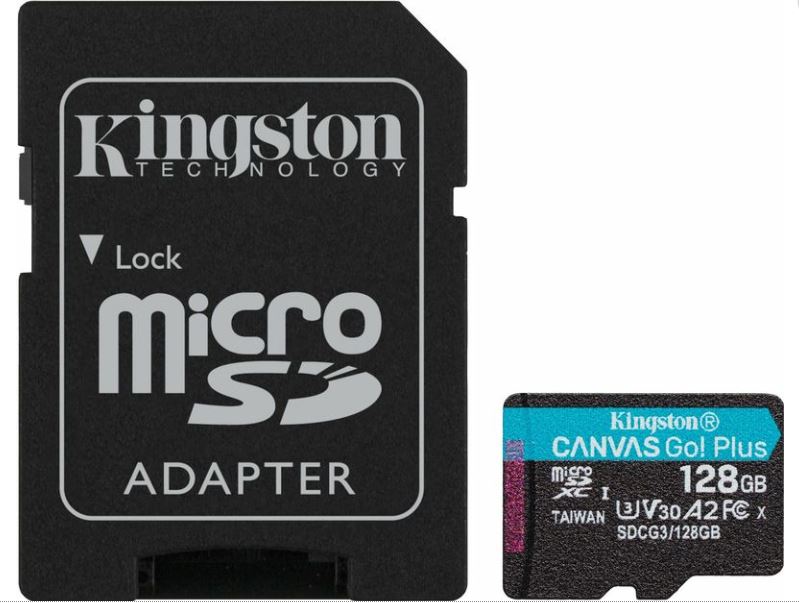 Kingston SDCG3/128GB - Canvas Go! Plus