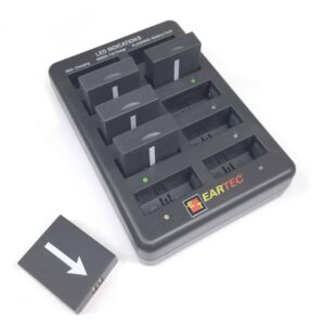 Eartec Ultralite - Multilader voor 10 batterijen