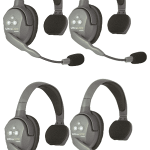 EarTEC UltraLite Intercom Headset - 4 personen - halfopen