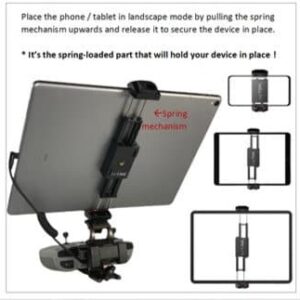 LifThor Universal Clamp voor Smartphone en tablet houder op je drone Remote Controller