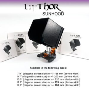 Lifthor Sunhooud for tablets - scherm je drone scherm af van de zon