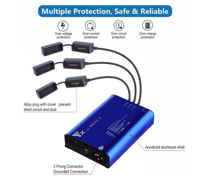 YC Mavic 3 multilader voor je DJI Mavic 3 drone