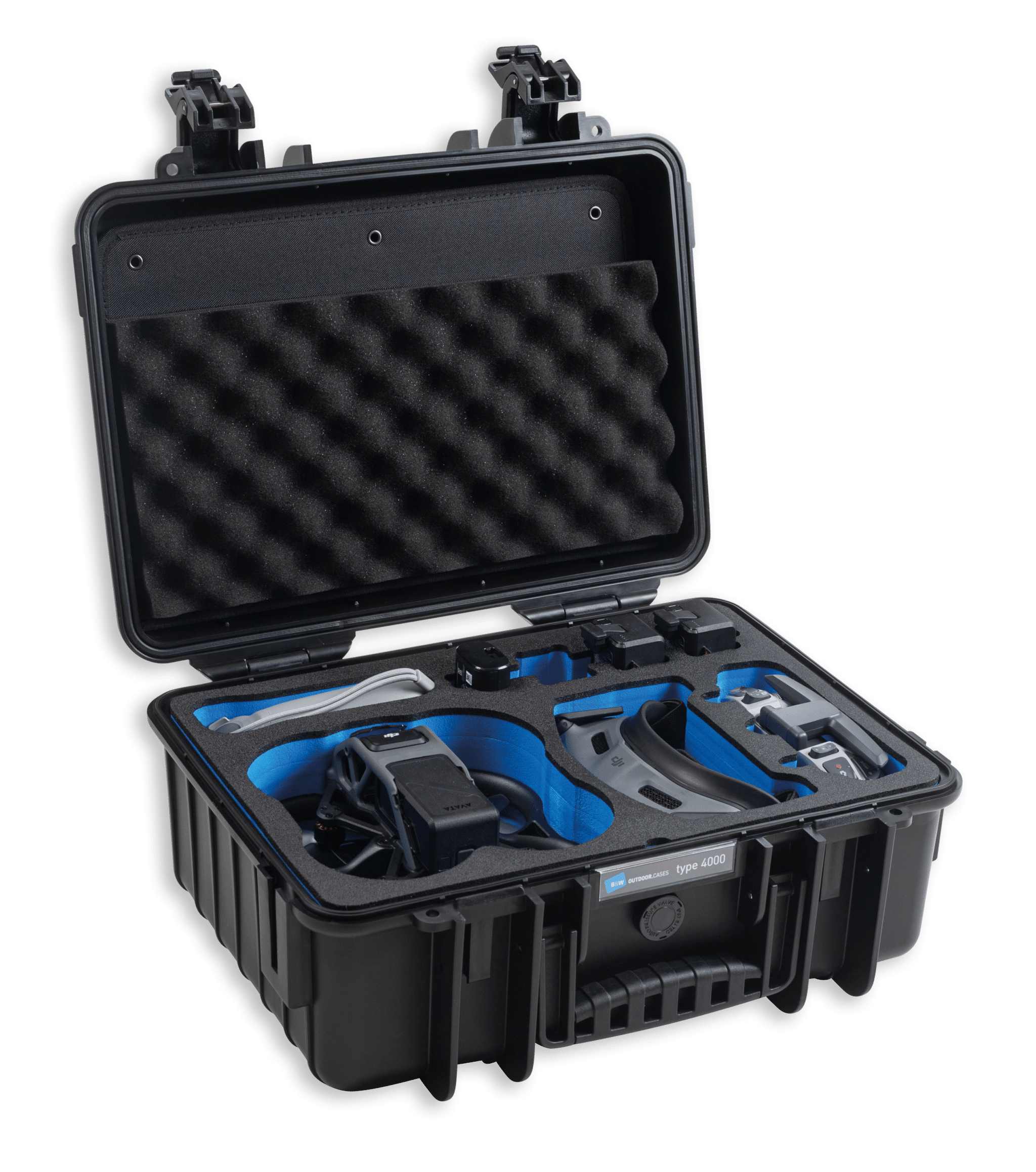 B&W Flightcase type 4000 DJI FPV Combo – Zwart