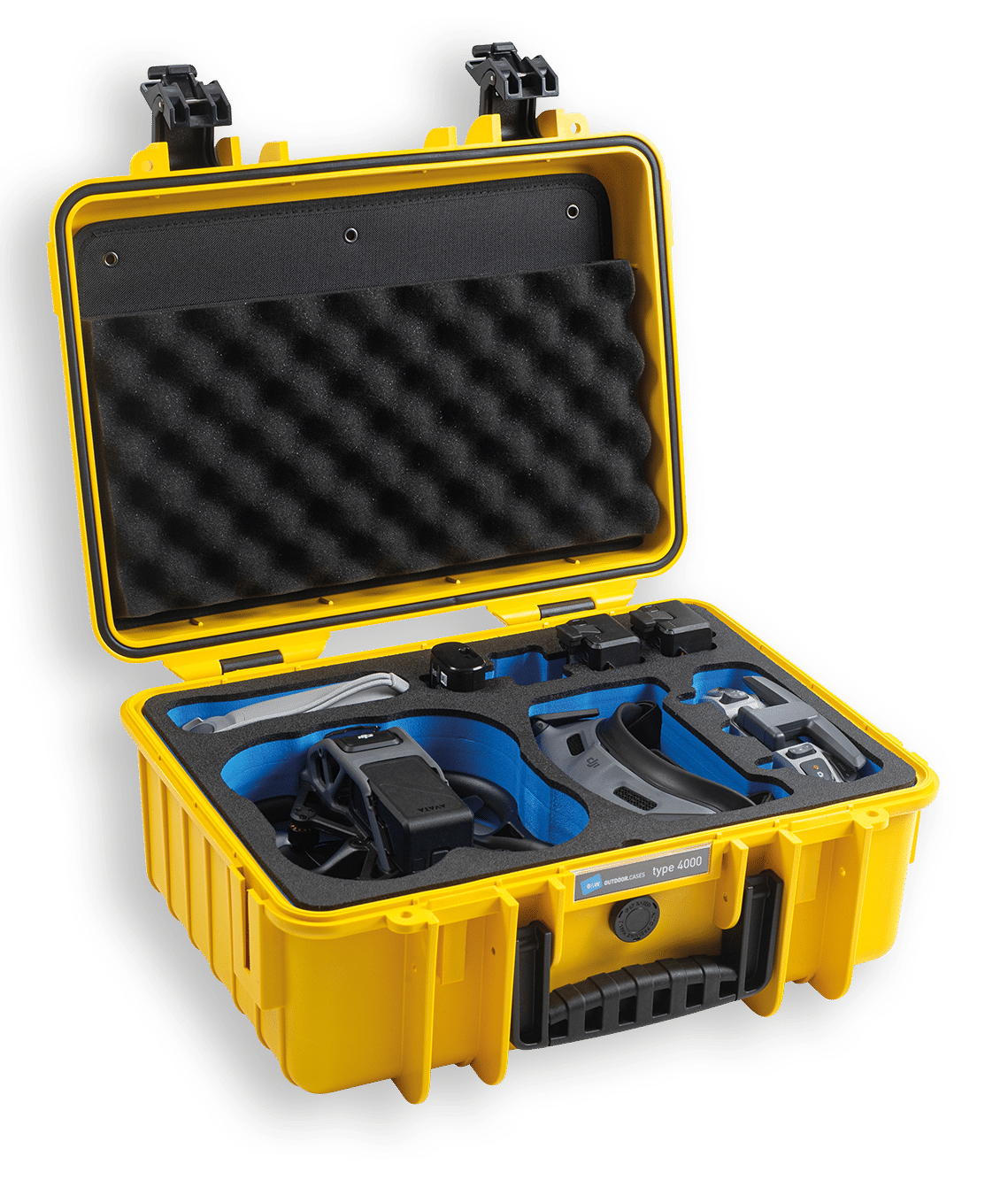 B&W Flightcase type 4000 DJI FPV Combo – Geel