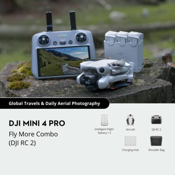 DJI Mini 4 Pro Fly More Combo (DJI RC2)