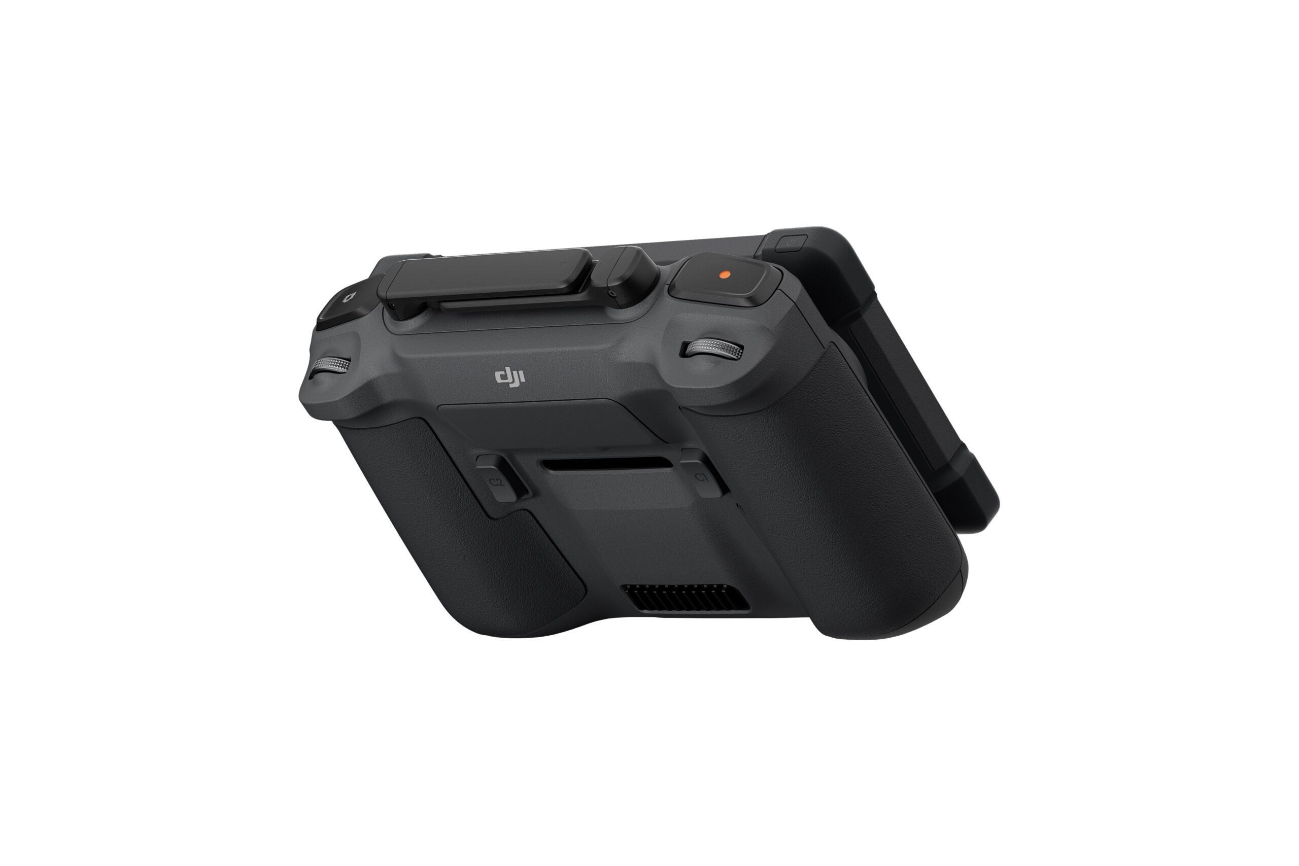 DJI RC Pro 2 - een afstandsbediening met openklapbaar scherm - zijaanzicht