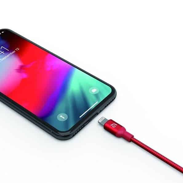 Adam Elements Peak II USB Type C naar Lightning - Rood
