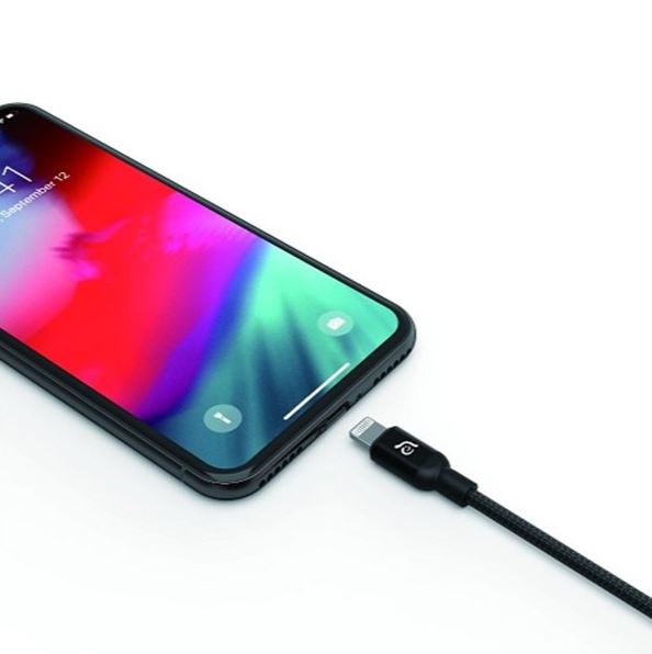 Adam Elements Peak II USB Type C naar Lightning - Zwart
