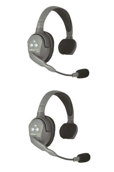 EarTEC UltraLite Intercom Headset - 2 personen - halfopen