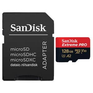 Sandisk Extreme PRO microSDXC UHS-I A2 U3 Card 128Gb - 200MB/s