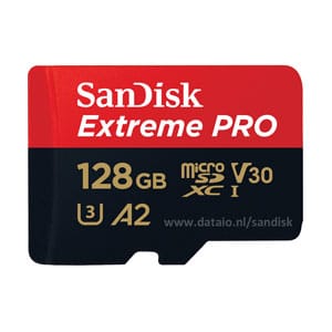 Sandisk Extreme PRO microSDXC UHS-I A2 U3 Card 128Gb - 200MB/s