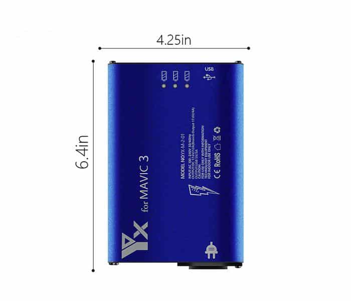 YC Mavic 3 multilader voor je DJI Mavic 3 drone